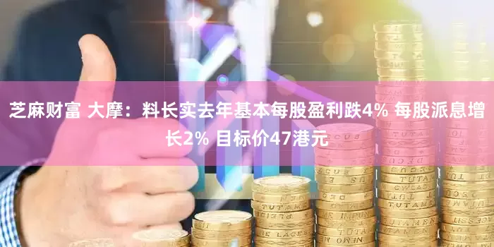 芝麻财富 大摩：料长实去年基本每股盈利跌4% 每股派息增长2% 目标价47港元
