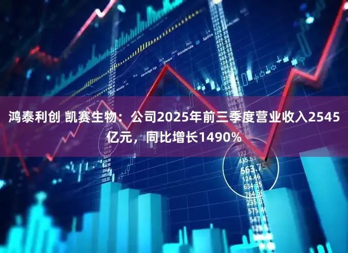 鸿泰利创 凯赛生物：公司2025年前三季度营业收入2545亿元，同比增长1490%